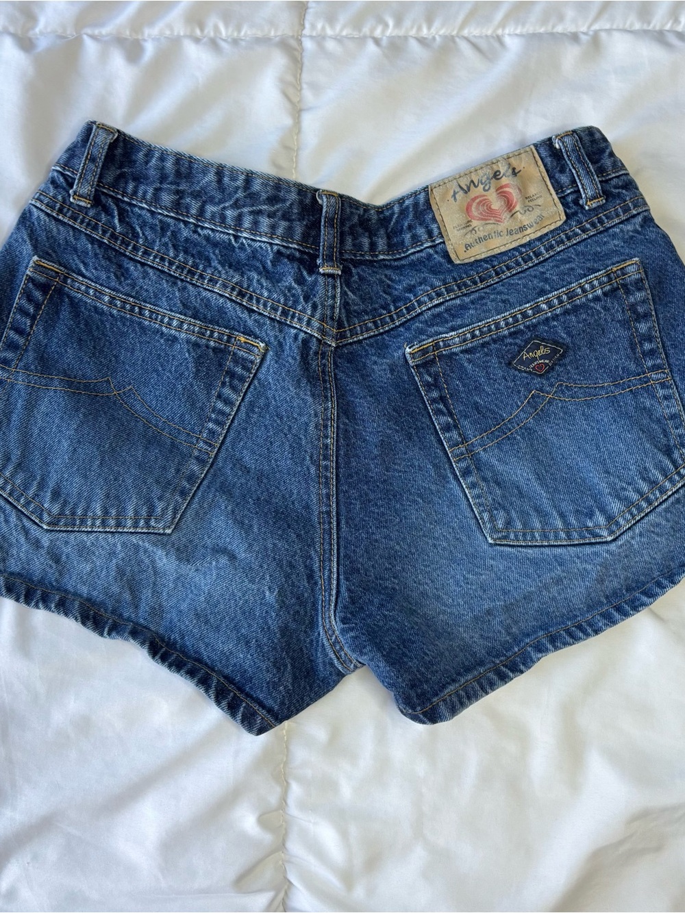 Angels vintage Y2K Blue Denim Jean Shorts